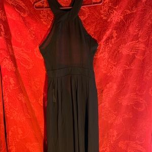 Black Elegant Sleeveless Maxi Dress